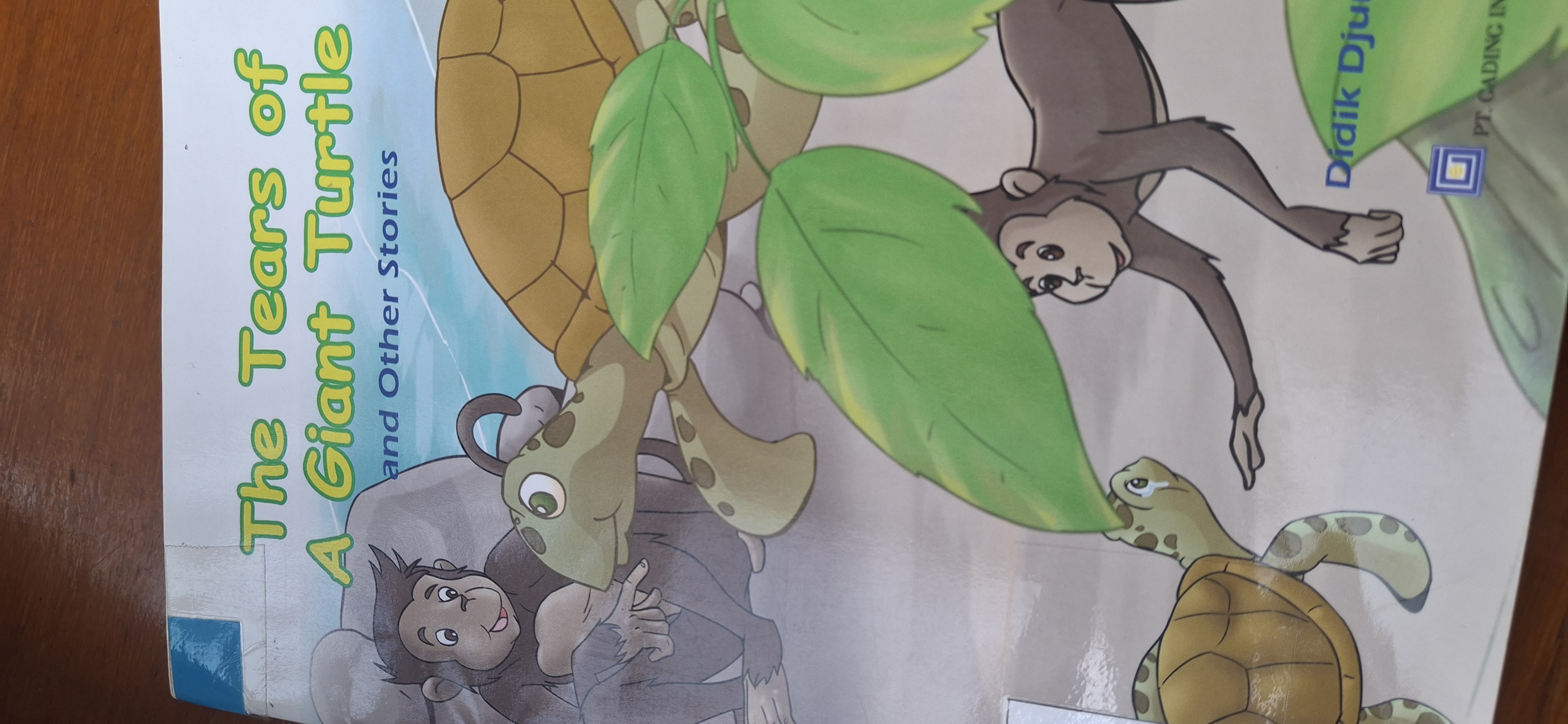 The tears of a giant turtle